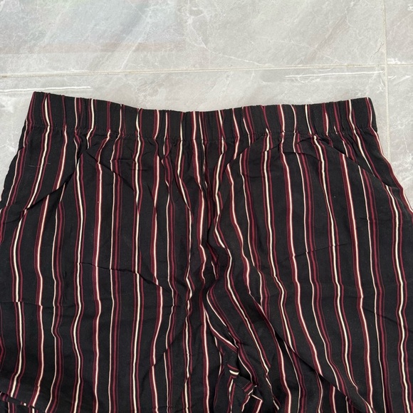 Women’s Xhiliration Target Striped Tie Front Pants Pockets Plus Size XXL - Picture 10 of 16